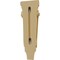 Ekena Millwork 5 1/8"W x 2 3/8"D x 15 1/2"H Medium Traditional Pilaster Wood Corbel, Alder CORW05X02X16PTAL - alternate 3